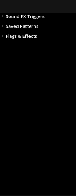 top right menu